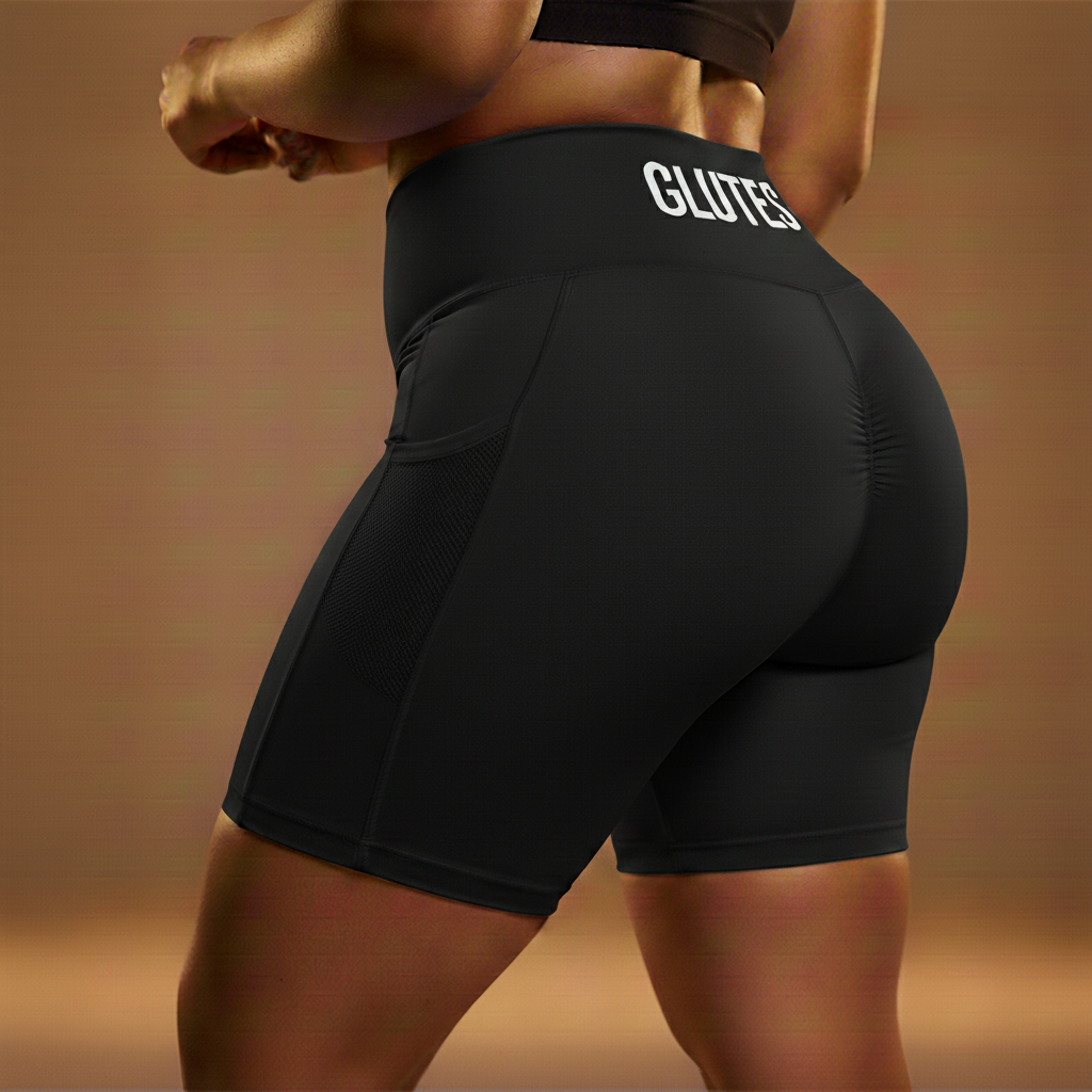 GLUTES Pocket Biker Shorts